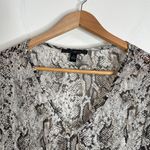 Coco Bianco Cream/Brown Snakeskin Print Waist Tied Caftan Cover Photo 3