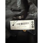 Boohoo NWT Zoe Black Long Line Distressed Denim Jacket Photo 4