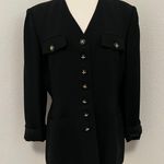 Military Style Blazer Sz L Black Size L Photo 0
