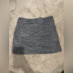 Athleta  Modern Metro Grey Stretch Striped Golf Tennis Skirt Skort Women's S Photo 7