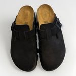 WOMEN'S PAPILLIO BY BIRKENSTOCK BOSTON CHUNKY BLACK SUEDE Size US 10 Photo 1
