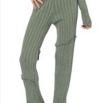 Edikted  HARLEY KNITTED PANTS Low Waist Sz ML Straight Leg NWT Photo 0