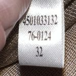 White House | Black Market White House Black Market WHBM Gold Shimmer Metallic Tiered Blouse Size Small Photo 9