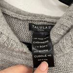 Talula Tulula Cashmere Grey Cable Knit Poncho Sweater XS Photo 4