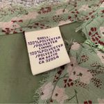 Free People Vintage  Fully Lined Green, Brown and Tan Floral Skirt Size 7 EUC Photo 4