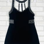 Athleta Black Fitness Tank Top Built In Bra Activewear Workout Top S Photo 0