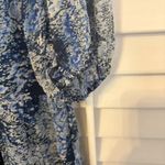 Joie  Blue Parisian Midi Dress Size Large‎ Photo 2