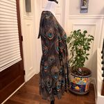 Show Me Your Mumu  NWT RARE Vibrant Peacock Long Sleeve Dakota Dress Photo 3