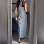 Ganni Prince of Wales Checked Twill Wrap Dress Size 34 Photo 14