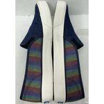 Keds  Shoes Womens 8.5 Double Decker Stripe Denim Slip On Sneaker Preppy Nautical Photo 6