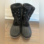 Lands' End  Black Tall Winter Boot Size 9 Photo 1