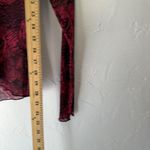 My Michelle  Mesh Shirt Y2k Medium Animal Print Long Sleeve Sheer USA‎ Grunge Photo 5