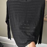 Eileen Fisher Lightweight Italian Yarn Sweater Black Petite Medium Photo 1