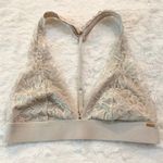 PINK - Victoria's Secret Victoria’s Secret PINK Sexy Nude Lace Wireless Bralette Triangle Bra Size Small Photo 0