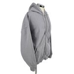 Brandy Melville  Christy Oversized Zip-Up Hoodie Sun Washed Gray One Size Photo 2
