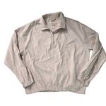 Eddie Bauer Golf Beige Quarter-Zip Jacket Size Medium Photo 0