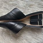 Franco Sarto Black Women's Shoes Leather Almond Toe Mules Size 7. Used once Photo 5