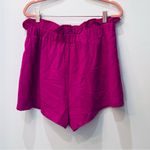 TCEC Penelope Paperbag Shorts Magenta sz Large Photo 2