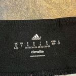 Adidas Climalite Black White Print Capri Leggings Small Photo 5