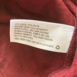 A New Day One Shoulder Linen Blend Mini Dress Burgundy Red Size Large Formal EUC Photo 11