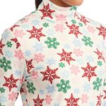 Time & Tru Snowflake Turtleneck Top Photo 2