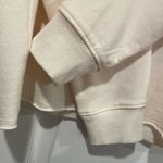 Balance Collection NWT  Size S Cream Embroidered Ombré Love Soft Crew Sweatshirt Photo 4