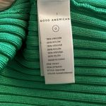 Good American NEW Size 3/4 US L XL Ribbed Sweater Top Summer Green Photo 4