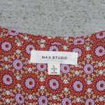 Max Studio Faux Wrap High-Low waist V-Neck Blouse Photo 9