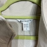 Athleta  Wildwood Heather Forever Fleece 1/4 Zip Sweatshirt Sz L Photo 5