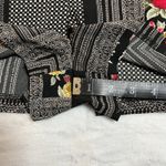 Women's Patchwork Print Romper Size M Festival Boho Lagenlook Casual Colorful Black Size M Photo 6