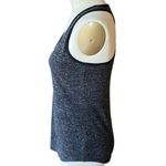 CAbi Charcoal Gray Flecked Black Racer Back Tank Top ~ Women's Size SMALL Photo 3