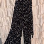 Kaileigh Black and cream pattern jumpsuit Photo 1