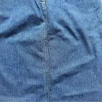 Talbots Vintage Denim Skirt 14 Paper Bag Waist Modest Pockets 90s Preppy Photo 10