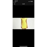 Diane Von Furstenberg DVF  Wanda Mini Lace Dress Limoncello Yellow Size 2 Photo 8