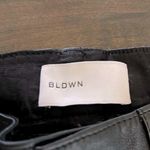 BLDWN Ultra High Rise Skinny Leather Pants Black Size 28 Photo 4