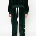 Boys Lie GREEN VELOUR CROPPED HOODIE Photo 0
