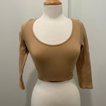 ZARA Ribbed Crop Top Photo 0