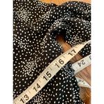 Loft  black and white printed flounce skirt mini dress 4p Photo 9