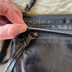 Hobo International Tobey Crossbody bag glazed leather. Black Photo 4