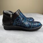 Alegria Algeria Women’s Leather Ankle Boots Blue Black Size 38 US 7.5 - 8 Photo 4