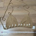 Crochet seashell bikini top size xs Tan Photo 1