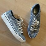 Keds  Women's Blue Paisley Sneakers Size 8 Photo 0