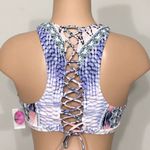 Raisin's  high neck lace up bikini. NWT Photo 9