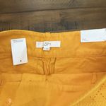 Ann Taylor  LOFT Riviera Shorts SIZE 0 Gold Eyelet 4" Inseam Flat Chino NEW Photo 4