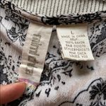 Mimi Chica S-M Ivory Black Print Shorts Romper Long Elbow Sleeve 3/$20 SALE! Photo 3