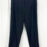 Trina Turk Large Black Cropped Trouser Pants with Pockets Photo 0