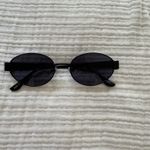Free People Black Oval Sunglasses Photo 1