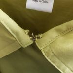 Garnet Hill Women's Small Green Solid Trench, Belted Jacket Photo 6