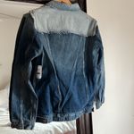 frame denim NWT Frame Le Reconstruct Fringe Jacket Photo 5