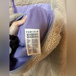 Madewell PENFIELD Jacket S Cream Beige Sherpa Zip Fleece Oatmeal Lavender Fuzzy Mattawa Photo 2